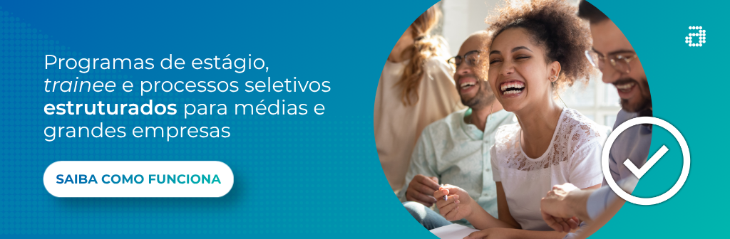Banners da Across sobre programa de estágio, trainee e processos seletivos estruturados para médias e grandes empresas, com destaque para atração e seleção de talentos, estratégia, organização e experiência para participantes.